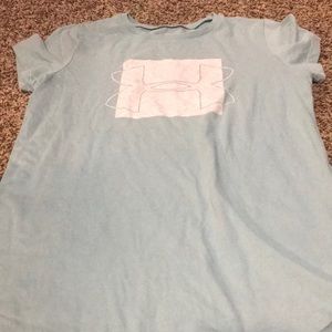 Under Armour Girls Teal T-Shirt